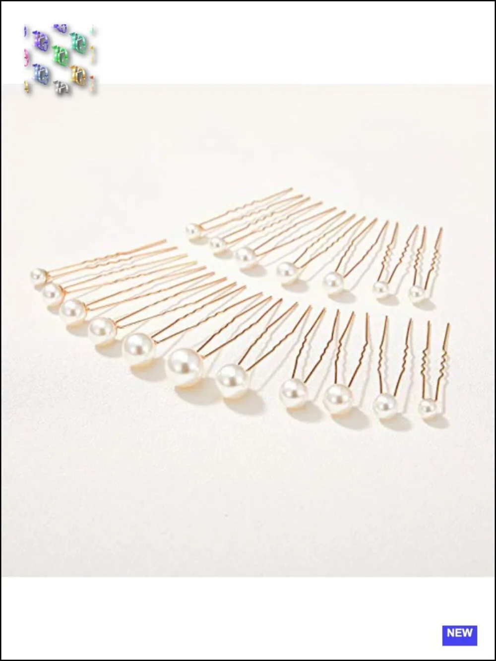 18-Piece Pearl Bridal Hair Pins Set Wedding Hair Accessories